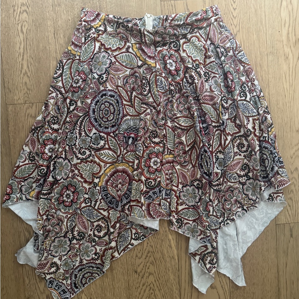 Floral Patterned Women's Skirt